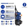 Ford 3400 PSI 212cc Gas Powered Pressure Washer with Turbo Nozzle FPWG3400H